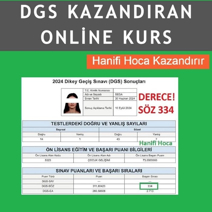 DGS Kazanan Öğrenci – MBA Akademi