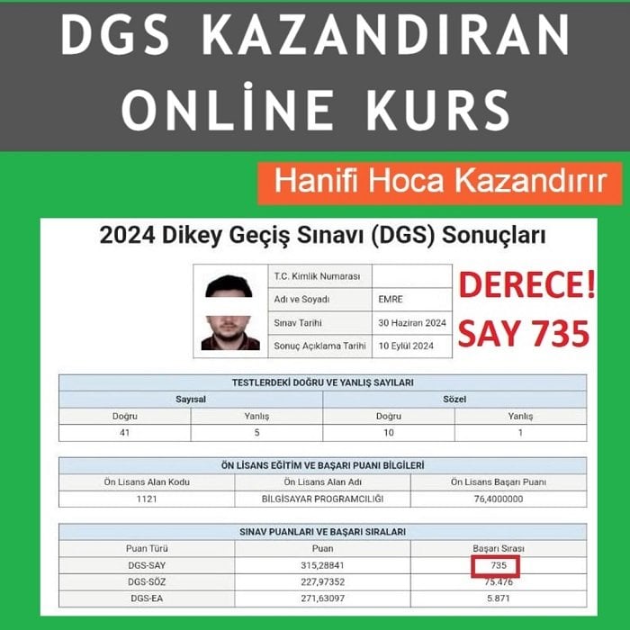 DGS Başarı – MBA Akademi