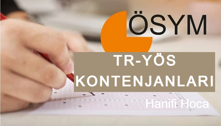 2024 2025  TR-YÖS Kontenjanları Neler (Tüm Üniversiteler)