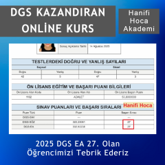 DGS Online Kurs 2027 | 1200 Saat Canlı Ders, 15 Kitap, 30 Deneme + Rehberlik ve Düzenli Takip