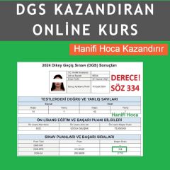 2027 DGS Koçluk Paketleri | Kişiye Özel Rehberlik + Özel Ders