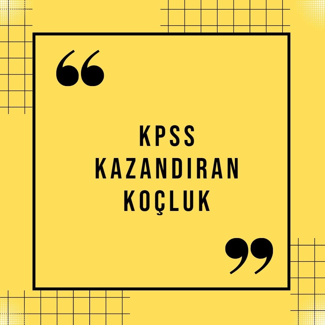 KPSS KOÇLUĞU - KAZANDIRAN KPSS KOÇLUK - İNDİRİMLİ (1 AY - 30 GÜN)