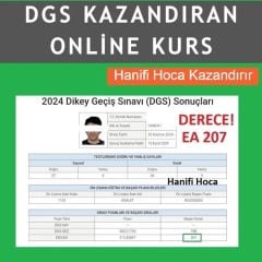 2027 DGS Video Eğitim Seti (Matematik, Türkçe, Geometri) (Offline)