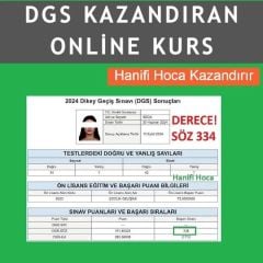 2027 DGS Video Eğitim Seti (Matematik, Türkçe, Geometri) (Offline)
