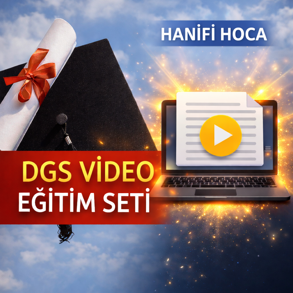 2027 DGS Video Eğitim Seti (Matematik, Türkçe, Geometri) (Offline)