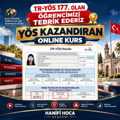YÖS Video Ders 2027 | TR-YÖS Online Kurs – Hanifi Hoca