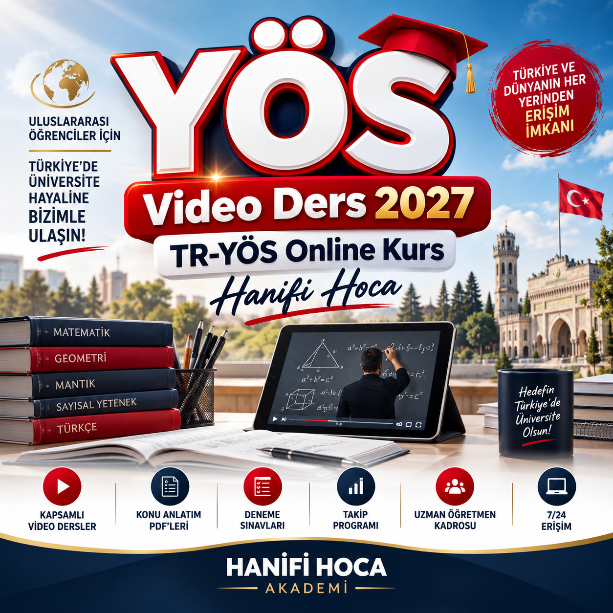 YÖS Video Ders 2027 | TR-YÖS Online Kurs – Hanifi Hoca