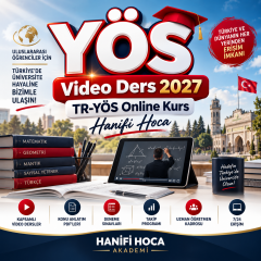 YÖS Video Ders 2027 | TR-YÖS Online Kurs – Hanifi Hoca