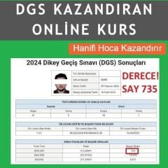 DGS Online Sözel Yetenek Kursu 2027 | Türkçe, Sözel Mantık, Rehberlik