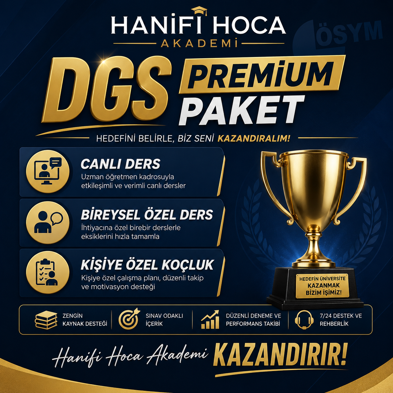 2027 DGS Canlı Kurs - Online DGS Kursu (Premium Paket)
