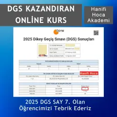 2027 DGS Canlı Kurs - Online DGS Kursu (Premium Paket)