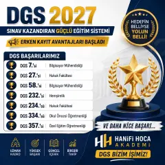 2027 DGS Canlı Kurs - Online DGS Kursu (Premium Paket)