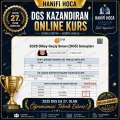 2027 DGS Canlı Kurs - Online DGS Kursu (Premium Paket)