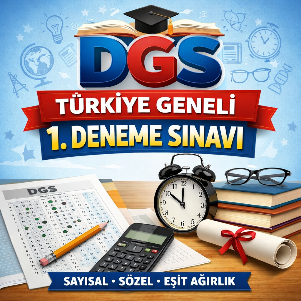 2027 DGS TÜRKİYE GENELİ 1. DENEME SINAVI (PDF)