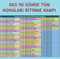 2026 DGS Üç Aylık Full Tekrar Kampı | 6 PDF Kitap ve 20 Deneme
