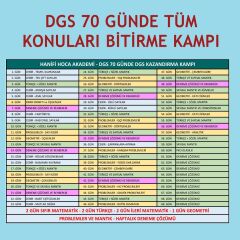 2026 DGS Son 70 Günlük Tekrar Kampı | 6 PDF Kitap 20 Deneme (2. ve Son Grup) GEÇ KALMA!
