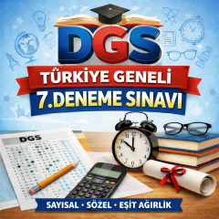 2026 DGS TÜRKİYE GENELİ 7. DENEME SINAVI (PDF)