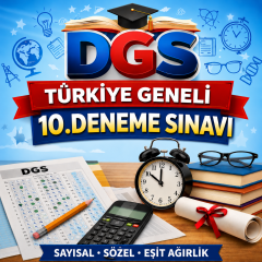 2026 DGS TÜRKİYE GENELİ 10. DENEME SINAVI (PDF) - SON PROVA
